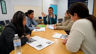 Bennett Elementary School's Parent Liaison offers free English classes to parents