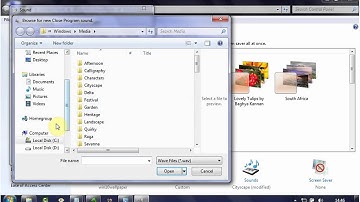 Windows 7 Tips : How to change Close Program Sound (Program Events)