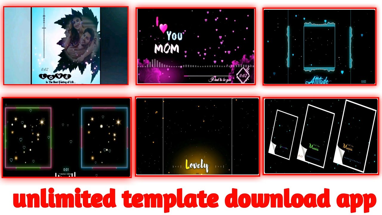 Template download app Template video download Kaise Kare unlimited
