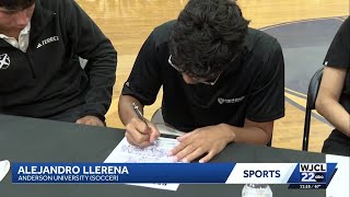 Local high school athletes sign letters of intent for collegiate sports