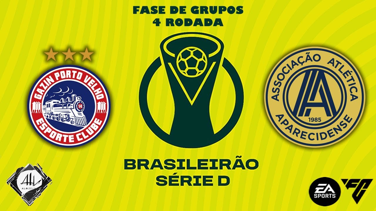 Porto Velho x Aparecidense - 4 rodada Brasileirão Série D 2025 - FC 25 ...