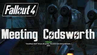 Fallout 4: Meeting Companion Codsworth