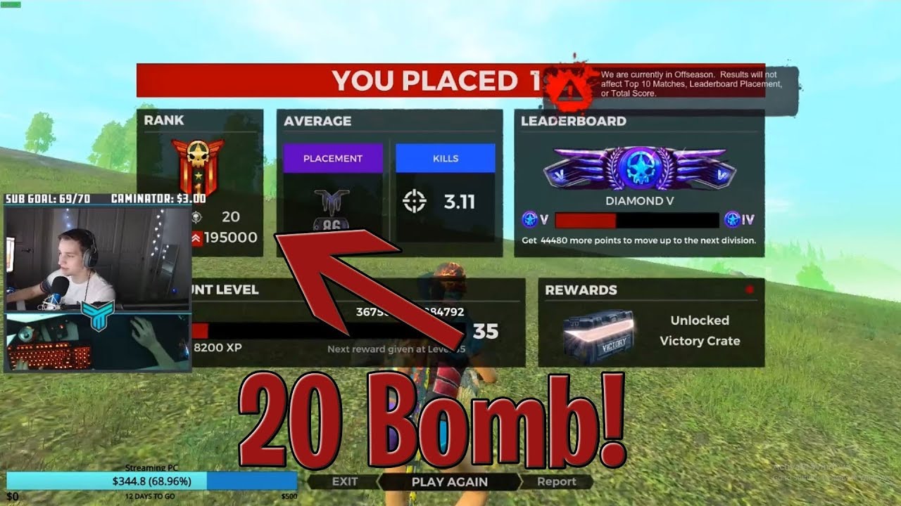 H1Z1 Last 20 Bomb on Z2! *HYPE*