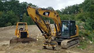 John Deere 750B Bulldozer & Caterpillar CAT 316F Excavator - Rochester, NH