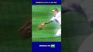Superman Catch at 380 Feet #shortfeed #feedshorts #baseball