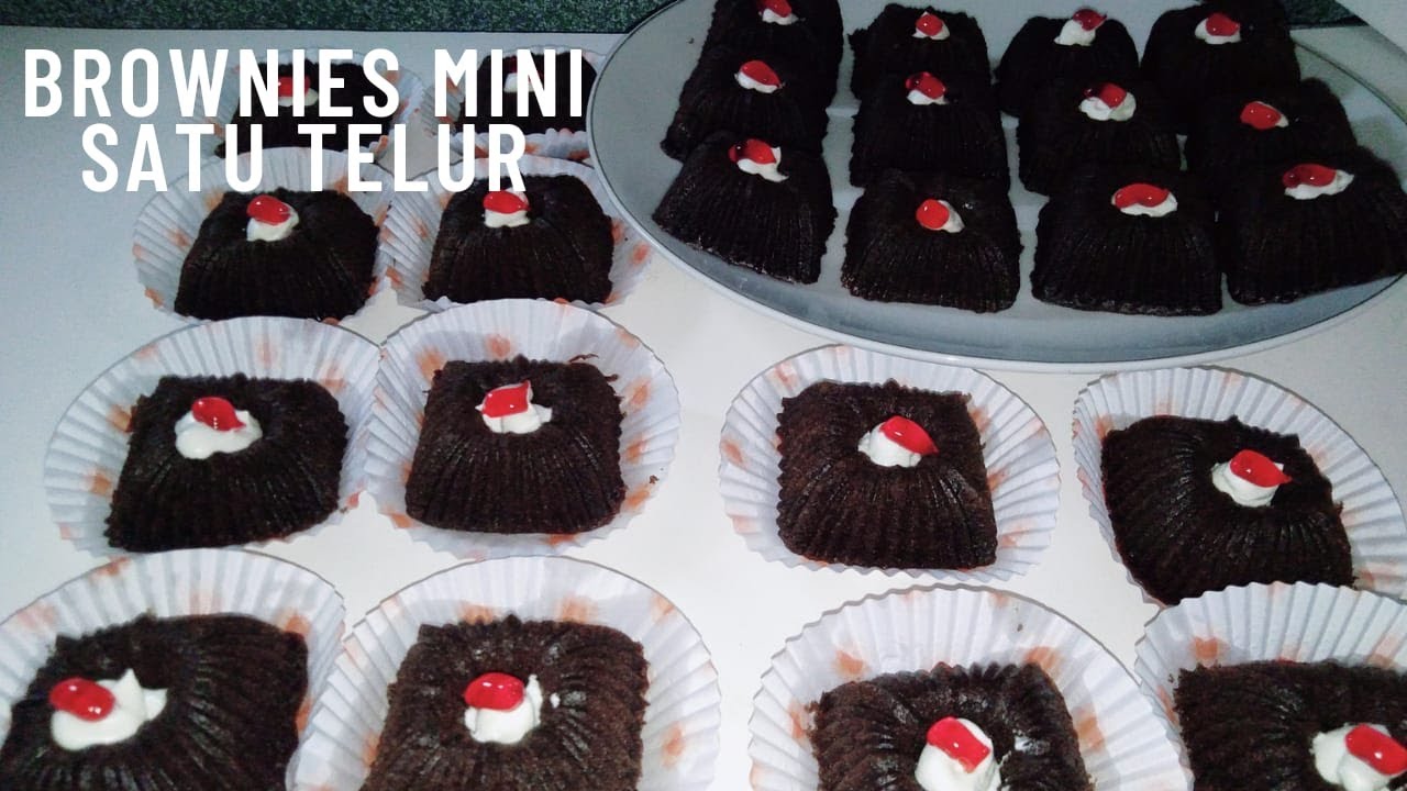 Brownies Mini Kukus Ide Jualan 1000an Hanya Satu Telur YouTube