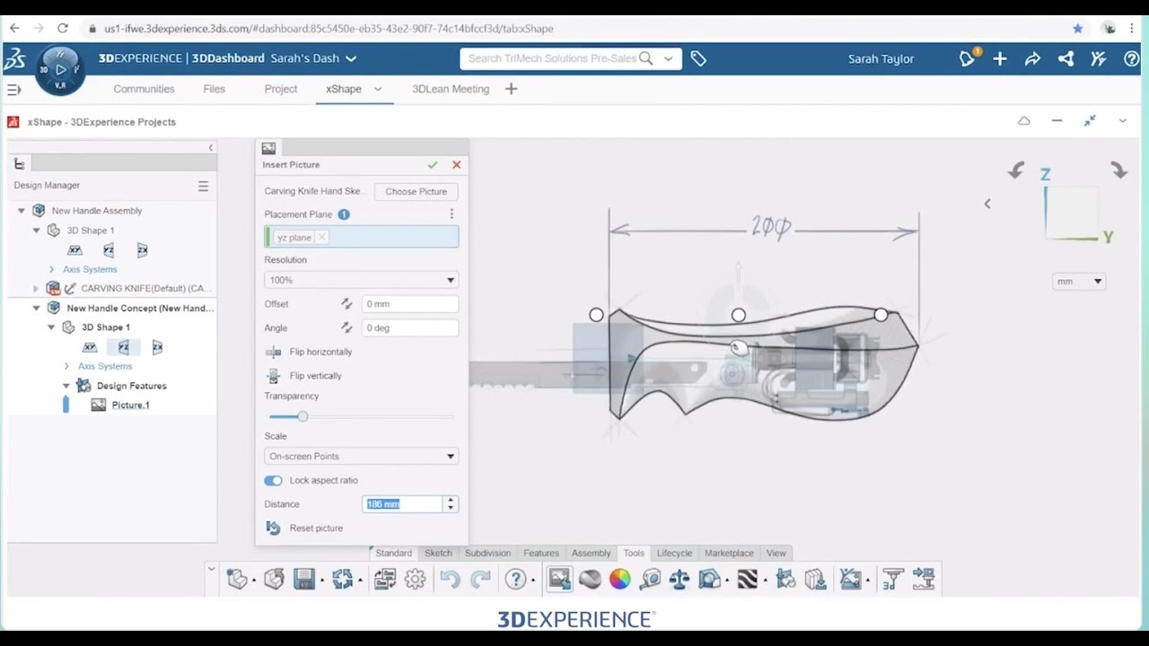 Sub-D Designing in xShape from Start to Finish on the 3DEXPERIENCE Platform