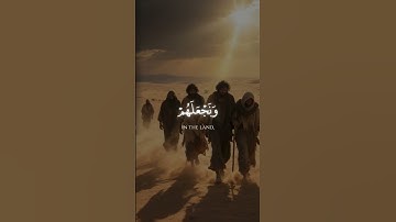وَنُرِيدُ أَن نَّمُنَّ عَلَى ٱلَّذِينَ ٱسْتُضْعِفُوا 🎧 تلاوة مؤثرة #القرآن #تدبر #المنشاوي #تلاوة