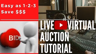 Live Virtual Auction Bidding Tutorial