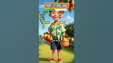Can You Guess These Fruits from Just 2 Letters? #fruits #trivia #quiz #shorts