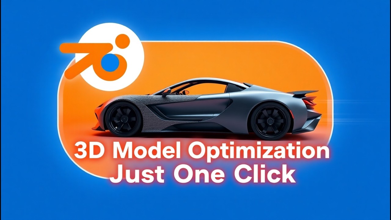 3D Model Optimization Just One Click -This tool is exclusively for our ...