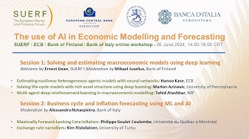 The Use of AI in economic modelling and forecasting - SUERF-ECB-BoF-BdI workshop - 20240626