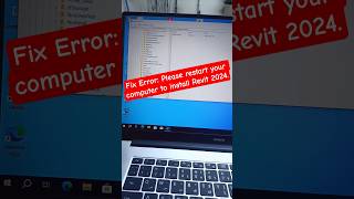 Fix Error Please Restart Your Computer To Install Revit 2024f fyp fy auto deisk revit