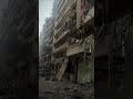 مشاهد تظهر الدمار الكبير الذي تعرضت له الضاحية الجنوبية ومخيم برج البراجنة 