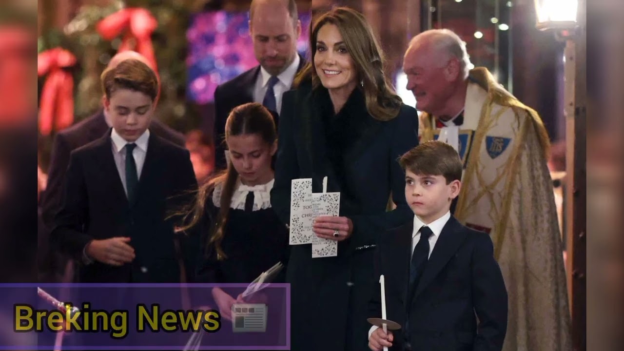 Prince George’s Heartwarming Gesture for Princess Kate at Christmas CarolService |RoyalFamily Update