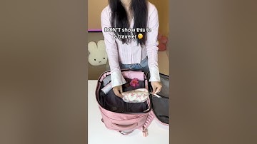 Every female traveler need this carry on backpack 😍 #travelhacks #travelling #travel