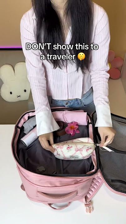 Every female traveler need this carry on backpack 😍 #travelhacks #travelling #travel