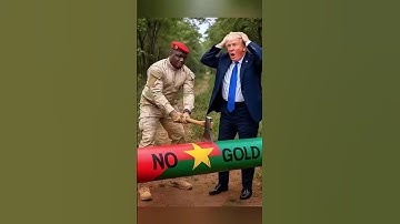Ibrahim Traoré Cuts GOLD Pipeline, Trump Shocked in Desert Scene Burkina Faso Political Stairs