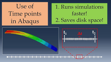 Time points in Abaqus CAE | Run simulations faster !
