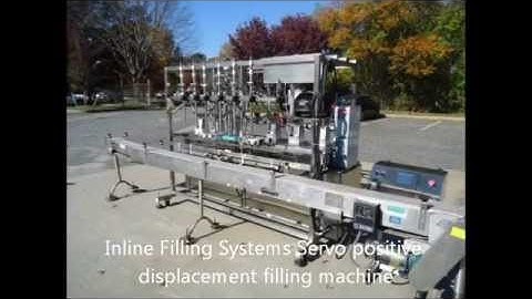 Inline Filling Systems Servo Positive Displacement Filling Machine