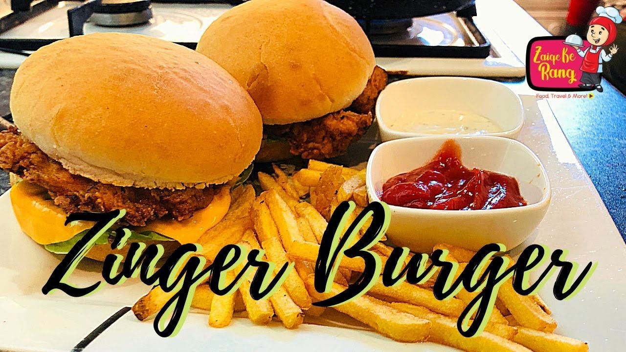 Kfc Zinger Burger Recipe In Urdu