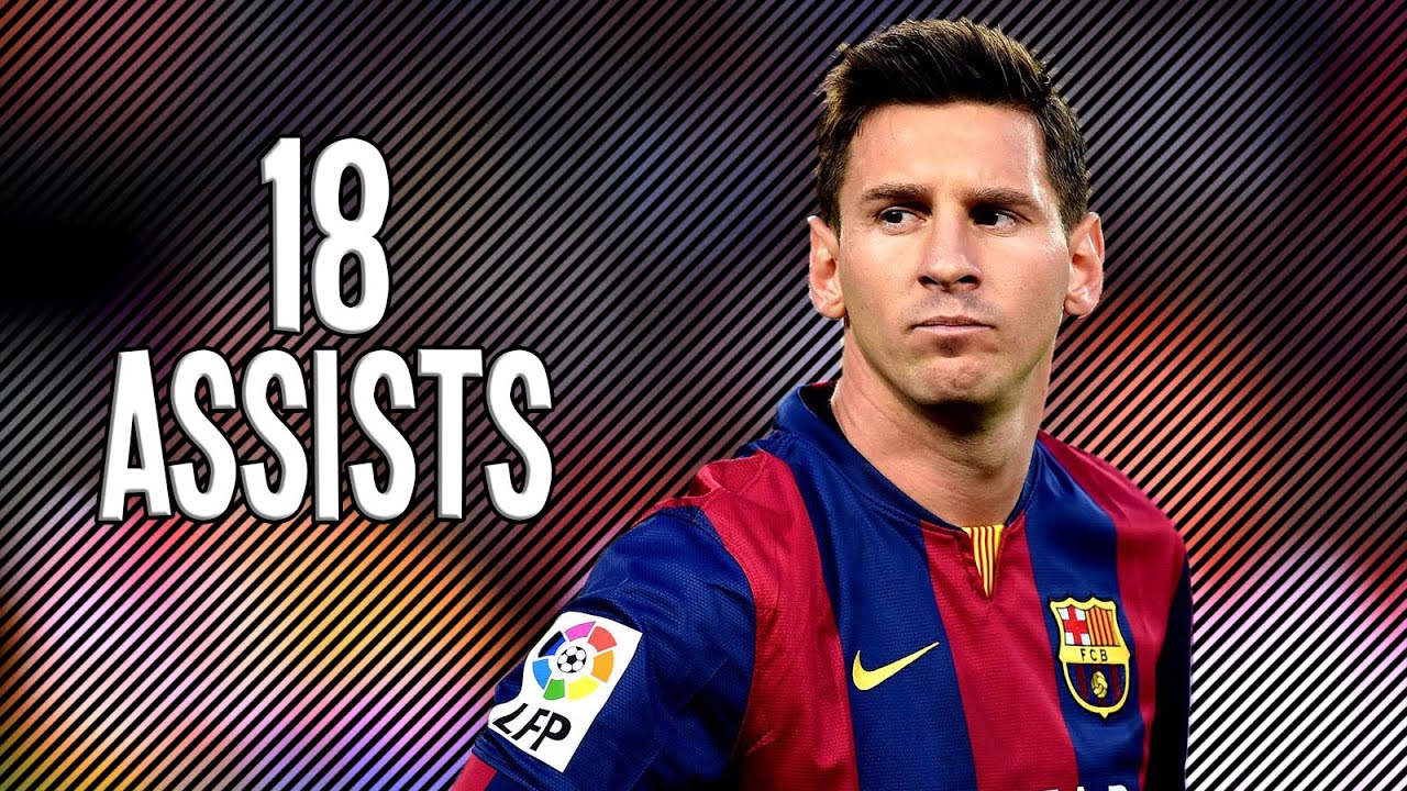 Lionel Messi ● All 18 Assists in La Liga ● 2014-2015 | HD
