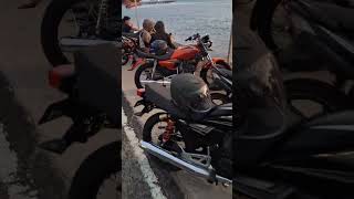 pesona sunset di tepi pantai #rxkingindonesia #beach #reals #pemandangan #indah