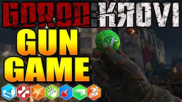 GOROD KROVI: GUN GAME CHALLENGE! NEW GOBBLEGUM (COD BO3 ZOMBIES)
