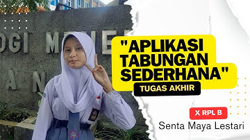 Aplikasi Tabungan Sederhana - TA C++ : Senta Maya Lestari - X RPL B #c++ #tugasakhir #smkn1cimahi