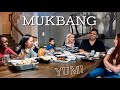 Mukbang with our HUGE family! Q&A