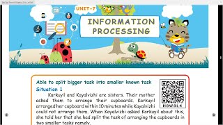 INFORMATION PROCESSING - UNIT-7 - TERM-3 - MATHS - 5TH STD  - ENGLISH MEDIUM Profile