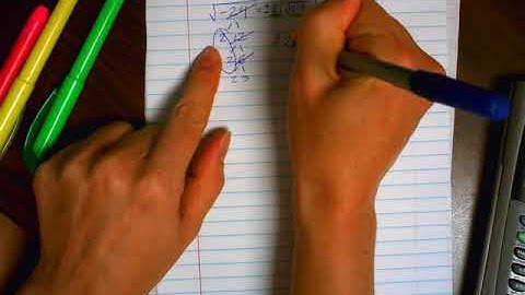 Simplifying Radicals using imaginary numbers