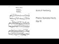 Samuil Feinberg - Piano Sonata No.6, Op.13 (Sirodeau)
