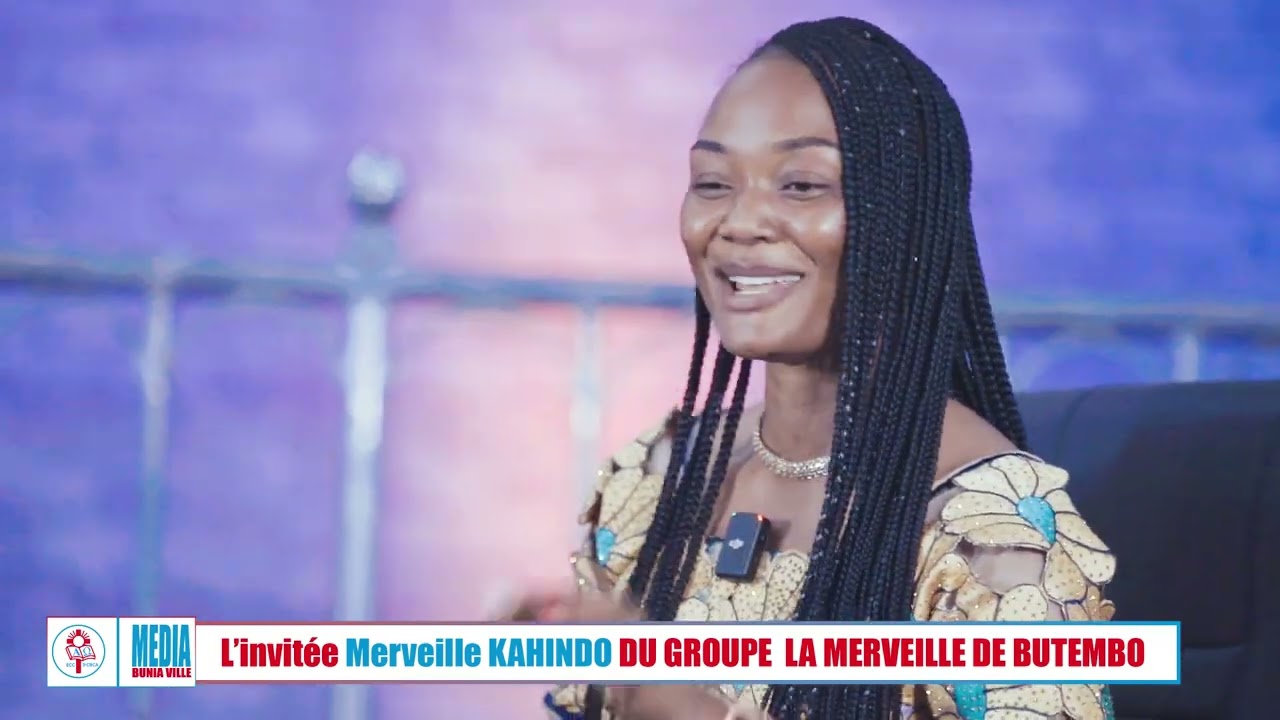 INTERVIEW DE  MERVEILLE  KAHINDO A LA CBCA BUNIA VILLE - GROUPE LA MERVEILLE DE BUTEMBO