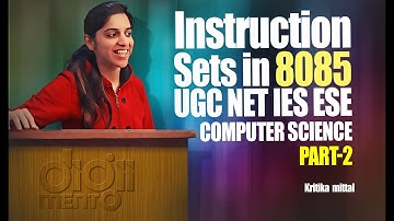 13 Instruction Sets in 8085 Microprocessor  8086 ies ese ugc net computer science gate uppcl