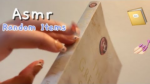 ASMR Lofi | Random Items tapping & scratching (No talking) 