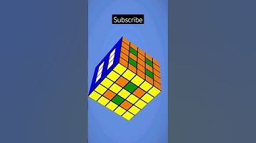 MAKE DONUT PATTERN ON BIG RUBIKS CUBE | #shorts