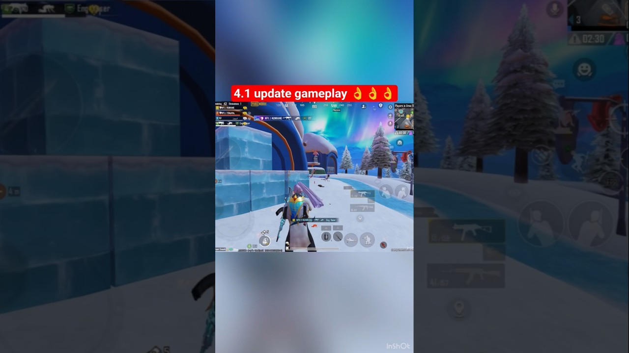 👌👌👌4.1 UPDATE GAMEPLAY #shorts #pubg #gemingshorts