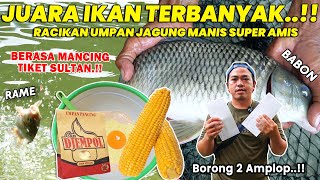 THE CRAZIEST CORN CARP BAIT RECIPE!! THE WINNER OF THE MOST TOTAL BABOONS & THEY EAT SO MUCH ❗❗