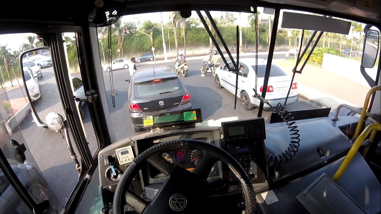 Ônibus Apache vip II - Volksbus 15-190 OD euro v (visão motorista)