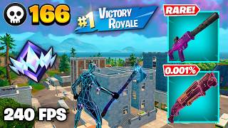 166 Elimination RANKED RELOAD Gameplay Wins (Fortnite Chapter 7 Keyboard & Mouse)