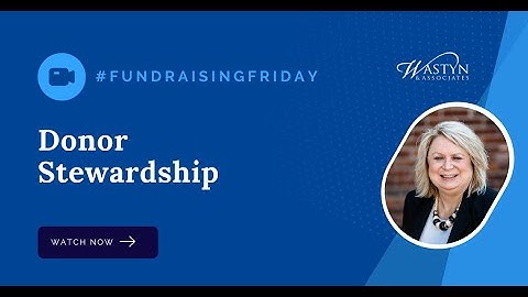 Donor Stewardship