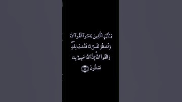 كرومات آيات قرآنيه💐🔥🌾💐يأيها الذين آمنوا اتقوا الله🦚🌳🌺سورة الحشر🎋🌹بصوت ماهر المعيقلي🌹