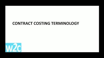 Contract Costing terminology | C.A IPCC | C.A INTER | CMA | B.Com | M.com | Classes in English