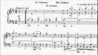 AMEB Piano Series 17 Grade 7 List C No.1 C1 Arensky Le Coucou The Cockoo Op.34 No.2 Sheet Music