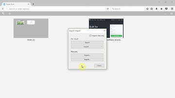 GroupSpeedDial - import dials from "Super Start by cyberscorpio"