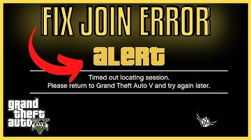 How to Fix There Has Been An Error Joining a Session in GTA 5 Online! (Fast Method!)