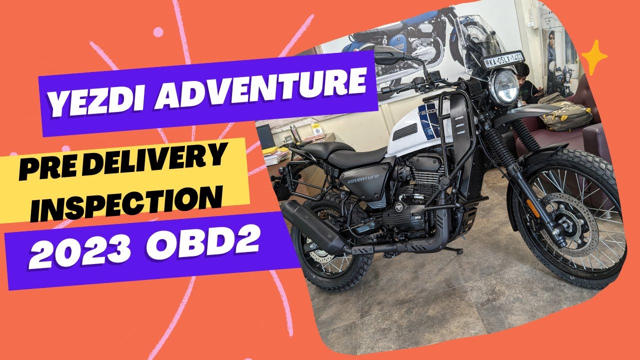 Yezdi Adventure 2023 OBD2 Pre delivery Inspection (PDI) Jawa Synergy Basavanagudi - Part 1 Kannada