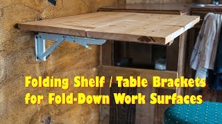 Folding Table  Brackets  Flip Up Wall Mount  EASY DIY  Love These!