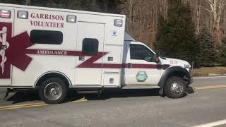 GarrisonVAC 32-72 responding mutual aid to Putnam Valley for breathing problems